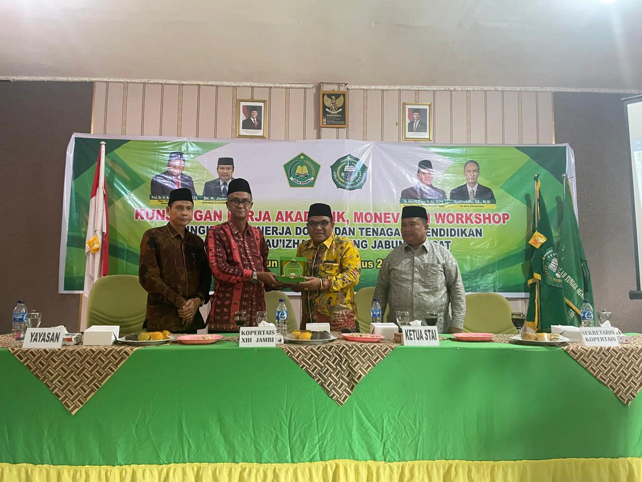 Kopertais Wilayah XIII Jambi Laksanakan Monev dan Workshop Peningkatan Kinerja Dosen serta Tenaga Kependidikan di STAI Mau'izhah Tanjung Jabung Barat